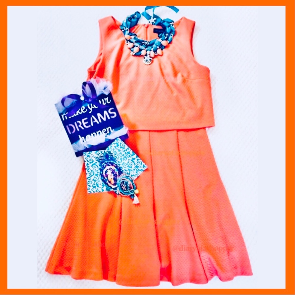 Coral Twofer Dress | The Limited